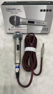 Micro có dây Nhật TOMAHAWK Mic kim loại hút âm tốt dây Canon dài 6mDùng cho dàn karaoke Loa kéo