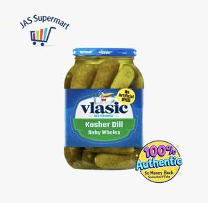 Vlasic Kosher Dill Pickles Baby Wholes 946mL Big Crunch Premium Quality No Artificial Dyes