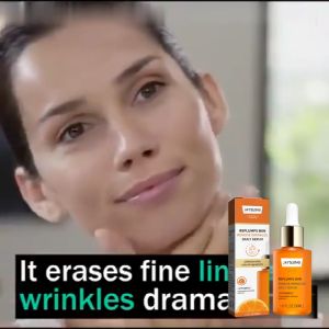 Jaysuing vitamin C esensi anti penuaan mengurangi garis halus anti keriput melembabkan dan mengencangkan wajah