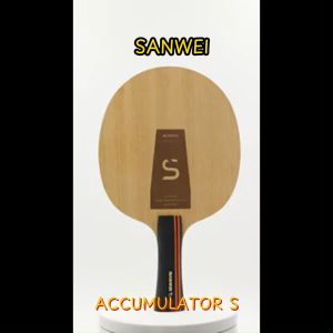 SANWEI ACCUMULATOR S Table Tennis Blade Ping Pong Bat with Cover