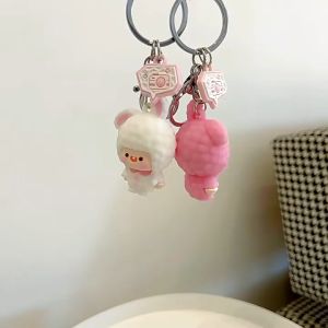 Combo móc chìa khoá chú cừu len móc khoá balo túi xách dễ thương Hàn Quốc Phụ kiện móc khoá - MaiQuynh.Store