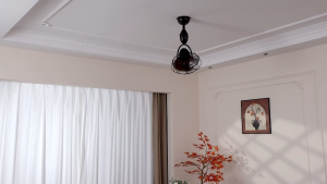 13-inch ceiling fan 6-speed DC motor electric fan mini ceiling fan aisle study balcony wall-mounted dual-purpose large air volume shaking small ceiling fan bedroom kitchen dining room frequency conversion ceiling fan