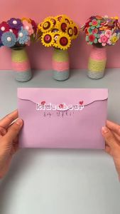 Kartu Ucapan - Kartu Ucapan Custom - Diy Craft Kit - DIY Sticker Kartu Ucapan Ulang Tahun Handmade Kerajinan Anak Menempel - 287-Sticker kartu ucapan