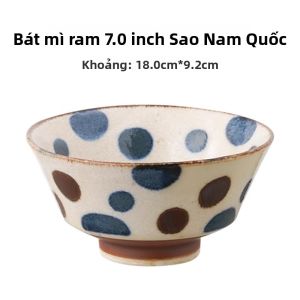 Mino Yaki | Bát Sứ Trắng Xanh Đẹp Dùng Tại Nhà An Toàn Voi Lò Vi Ba