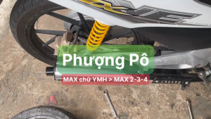 ⚡️FREESHIP⚡️ Pô MAX kèm lon chữ YMH cho xe max 2 3 4