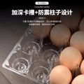 100 Boxes Disposable Transparent Plastic Egg Tray Drop-Resistant Native Egg Storage Box 6 Pieces 8 Pieces 10 Eggs Box. 