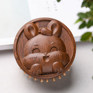 Cute Mini Portable Airbag Massage Comb Children Girls Baby Brush Compact Travel Size Special Purpose Cosmetic Mirror