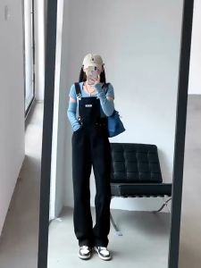 Jumpsuit Jeans Wanita Korea Style Oversize // Overall Remaja // Jumpsuit Wanita Kekinian