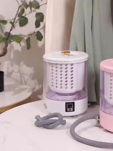 other | 3L Mini Washing Machine with Spin Drying Portable Home Clothes Socks Underwear Cleaning Washing Machine Travel Washing Machine
