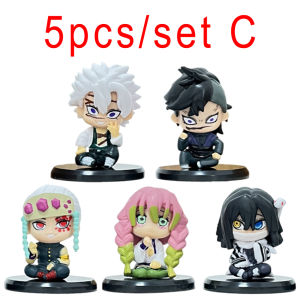 Bandai | Movie Demon Slayer Anime Handmade Stove Door Charcoal Jiro You Bean Character Handmade PVC Model Desktop Ornament Birthday Gift