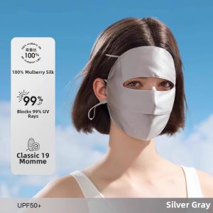 Sun Protection Full Face Mask Silky Breathable Cool Feeling