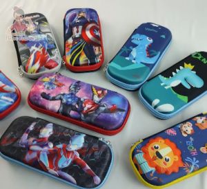 Kotak Pensil Timbul 3D Bahan EVA Berkualitas Tinggi