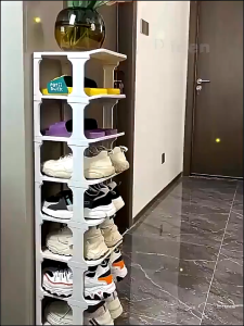 MOSHOE 10 Layers Shoe Rack Multi - tier Shoe Rack Simple Storage Rack For Dormitory Bedroom Shoe Storage Organizer Shelf