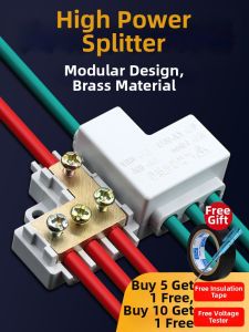 YUANYING | High Power Quick Connect Terminal Electric Wire Splitter 1-2 In 4-6 Out