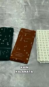 Batik Prabuseno Kain Batik Print Motif Tilu Putih Seri Kalanata