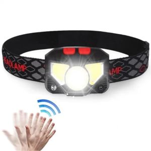 Đèn Pin LED 1200 Lumen Sạc Lại Được Với Cảm Biến Chuyển Động Chống Nước Dùng Cho Cắm Trại Chạy Bộ Câu Cá Đạp Xe