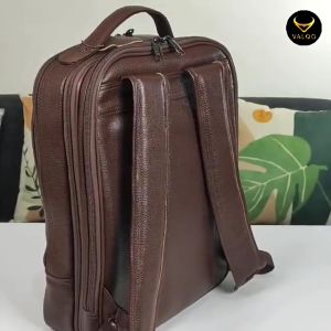 Tas Ransel Kulit Pria Backpack Kulit Laptop Pria Cowok DULOZ Bag Tas Rangsel Punggung Pria Laki laki Tas Kulit Kerja Pria Terbaru Keren Elegan
