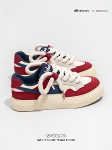 Warrior | Thick Sole Casual White Canvas Shoes