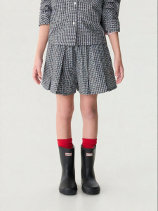 Marc&Janie | Plaid A-Line Pleated Trousers