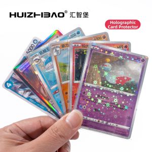 HUIZHIBAO | Thickened Rainbow Holographic Card Sleeves