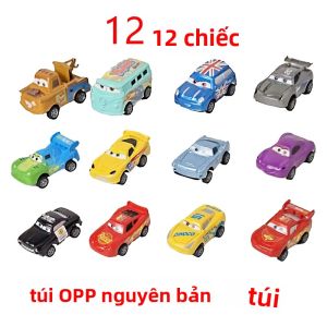 Bộ Đồ Chơi Xe Hơi Disney Pixar Cars 2 & 3 Có Mô Hình Xe Kéo Lùi Với Các Nhân Vật Lightning McQueen Cruz Ramirez Mater - Quà Sinh Nhật Theo Chủ Đề Cảnh Sát Cho Trẻ Em