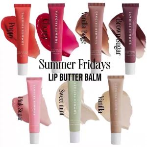 Summer Fridays Niche Lip Glaze Lip Balm Hydrating Lipstick Glossy Lipstick Moisturizing Lip Balm Long-lasting Lip Color