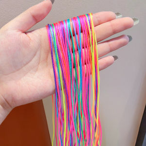 Silver Graffiti Braids Kids Wig Street Dance Hip-hop Gradual Change Performance Jazz Hair Accessory