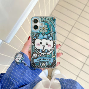 Chiikawa Gradient Hachiware Usagi Mobile Phone Case Protection for  15Plus Xiaomi M Cute Cartoon Design UV Printed Acrylic Shell