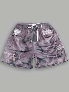 JIANSHENSHIJIAJIANSHEN | Camouflage Quick-Dry Mesh Casual Trendy Print Short Pants