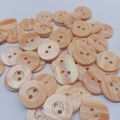 ISI 144pcs KANCING BAJU/KANCING KEMEJA MOTIF KAYU UKURAN 13mm/15mm. 