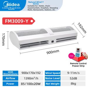 Midea | Commercial Quiet Powerful Air Curtain