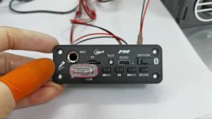 Aideepen | DC 5V MP3 WMA Decoder Board Bluetooth 5 0 Audio Module USB TF Radio Wireless FM Receiver 2 3W MP3 Player For Auto
