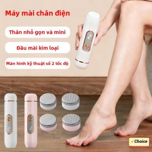 Máy Mài Gót Chân Điện 2025 Dụng Cụ Làm Sạch Chai Sạn Chăm Sóc Móng Chân Dành Cho Gót Chân Khô Nứt Nẻ Loại Bỏ Da Chết Sạc Lại Được Chăm Sóc Chân Tại Nhà