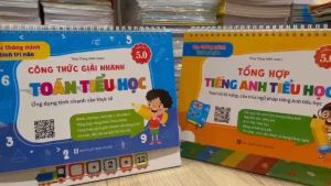 Sách - Bộ Lịch Công Thức Giải Nhanh Toán và Tổng Hợp Kiến Thức Tiếng Anh Tiểu Học (Phiên bản 5.0)