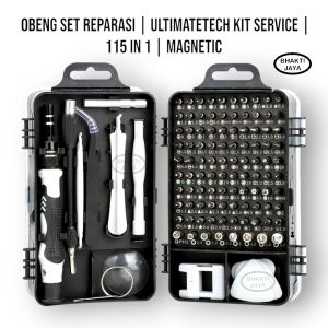 Obeng Set Reparasi | UltimateTech Kit Service | 115 in 1 | Magnetic