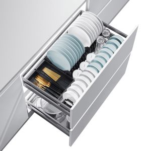 HIGOLD | 304 Stainless Steel Kitchen Cabinet Drawer Bowl Basket