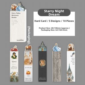 Creative Stereoscopic Landscape Bookmark Stickers