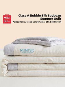 Miniso | Summer Cool Thin Soybean Fiber Machine Washable Quilt