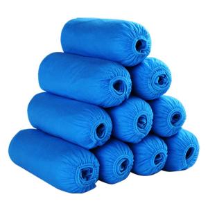 Durable Breathable Dust-proof Anti-slip Thick Disposable Shoe Covers 400g Non-woven Fabric