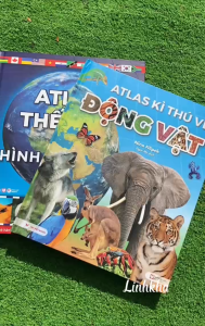Sách Atlas Thế giới với hình minh họa + Atlas kì thú về Động vật - Tân Việt Book