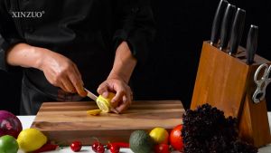 XINZUO Utility 67 Lapisan Damaskus 10Cr15CoMoV Inti Baja Small Kitchen Knife Cutting Meat Vegetables