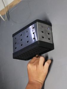 Tempat Sendok 3 Sekat Rak Sendok 3 Sekat Garpu Sumpit Bahan Stainless dan Plastik ZWJ-170