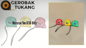 Meteran 5M JC36 Blitz / Meteran Tukang / Push Lock
