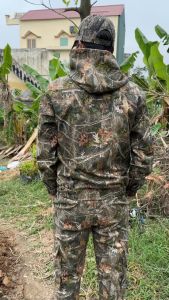 Bộ quần áo đi rừng ngụy trang tặng kèm mũ và khẩu trang
