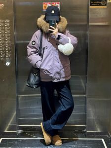 XUECAIQI | Warm Thick Fur Hooded Parka Coat