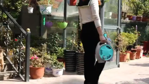 Garden hose reel gun set Water hose Garden hose reel gardening accessories reel water hose gun for gardening balcony