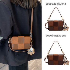 Fashionable Retro Woven Handbag Small Square Bag Crossbody Phone Bag Womens Bag Soft Handle Pure E-commerce Sales Youth Daily Use
