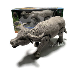 🐮🌾ควายใส่ถ่าน🌾🐮 เดินได้ ไม่มีเสียง ไม่มีไฟ ✨ Walking buffalo สัตว์ของเล่น ควายของเล่น