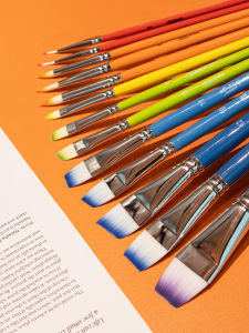 Yecai Face Painting Brush for Children Professional Facial Cosmetics Drawing Pen Liner Pen Outline Pen Watercolor Paintbrush