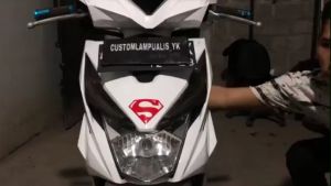 LAMPU ALIS LED DRL HONDA BEAT DELUXE BEATSTREET BONUS DEVIL EYES